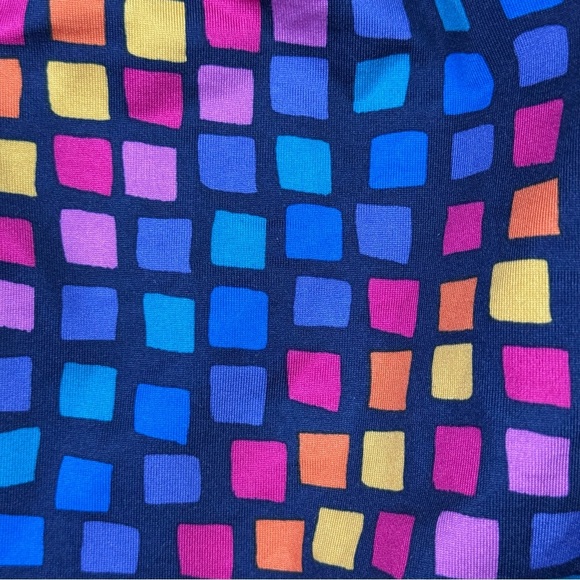 Lands' End Colorful Patterned Long Sleeve Shirt Girls Size M - Picture 5 of 5